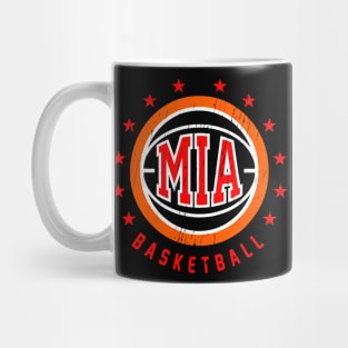 MIA Basketball Vintage Distressed Mug